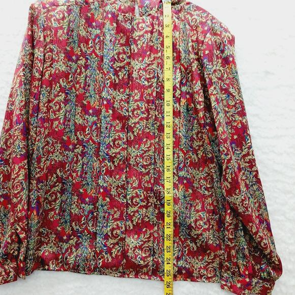 Blouse Size 12 Irene Koenig Baroque Romantic Festival Boho Retro Whimsycore Y2K - Picture 7 of 15